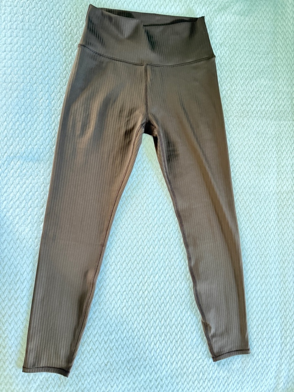 Vuori Brown Ribbed Inversion Legging - Picture 4 of 8
